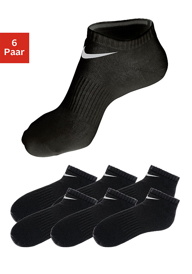 Kotníkové ponožky, Nike (6 párů) s pryžovou gumou