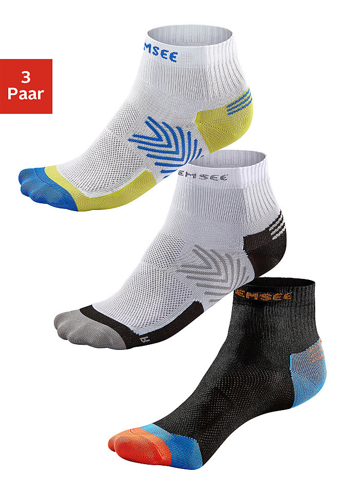 Sportovní krátké ponožky, Chiemsee, »Running« (3 pár)