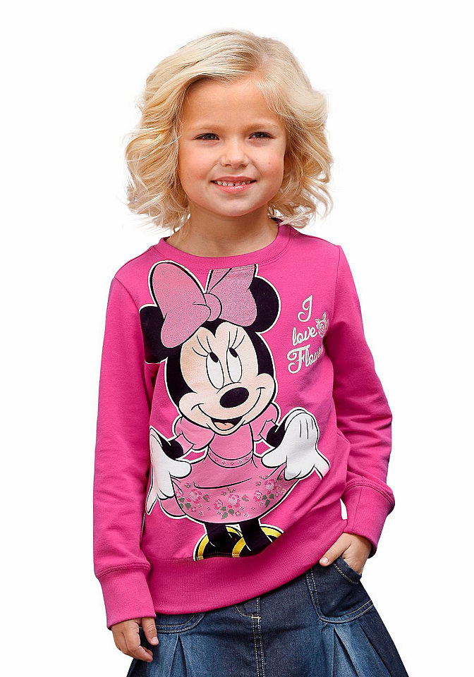 Disney Mikina, velký potisk »Minnie Mouse« vpředu, pro dívky