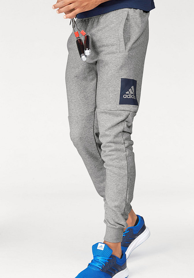 adidas Performance Tepláky »ESSENTIALS BOX LOGO SLIM TAPERED FRENCH TERRY PANT«