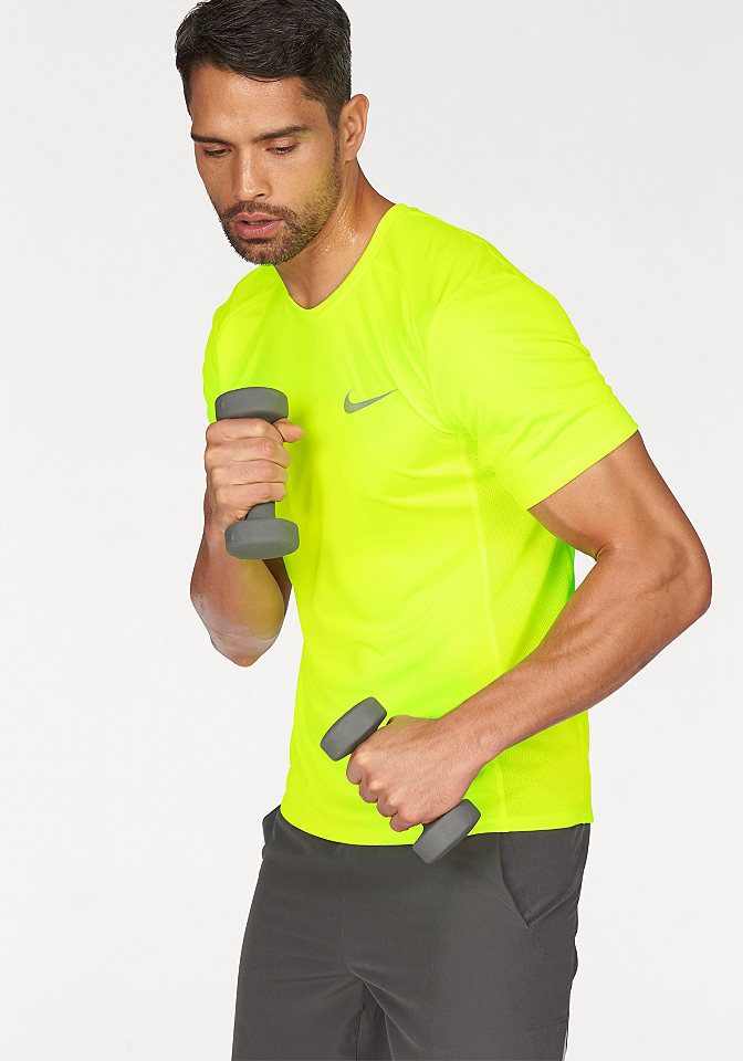 Nike Běžecké tričko »MEN NIKE DRY MILER TOP SHORTSLEEVE«