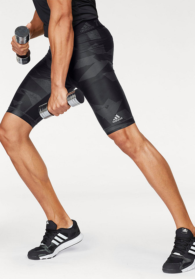 adidas Performance Sportovní šortky »TECHFIT CHILL SHORT TIGHTS PRINT«