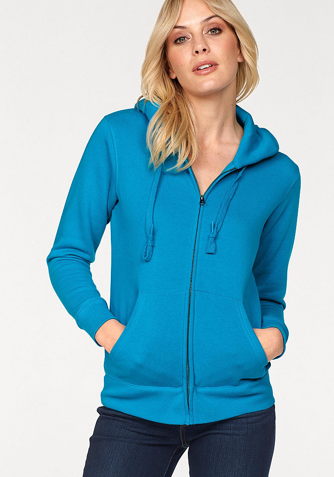 Fruit of the Loom Mikina s kapucí »Lady-Fit Premium hooded Sweat Jacket«
