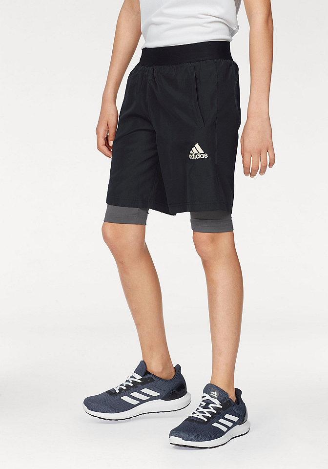 adidas Performance Sportovní krátké kalhoty »YOUNGBOY 2IN1 SHORT«