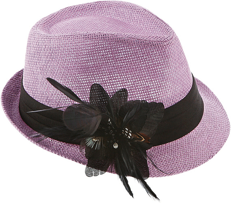 Alpenflüstern Dámský krojový klobouk s dekorativní ozdobou z peříček
