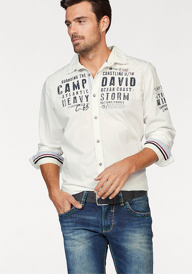 CAMP DAVID Košile s dlouhými rukávy