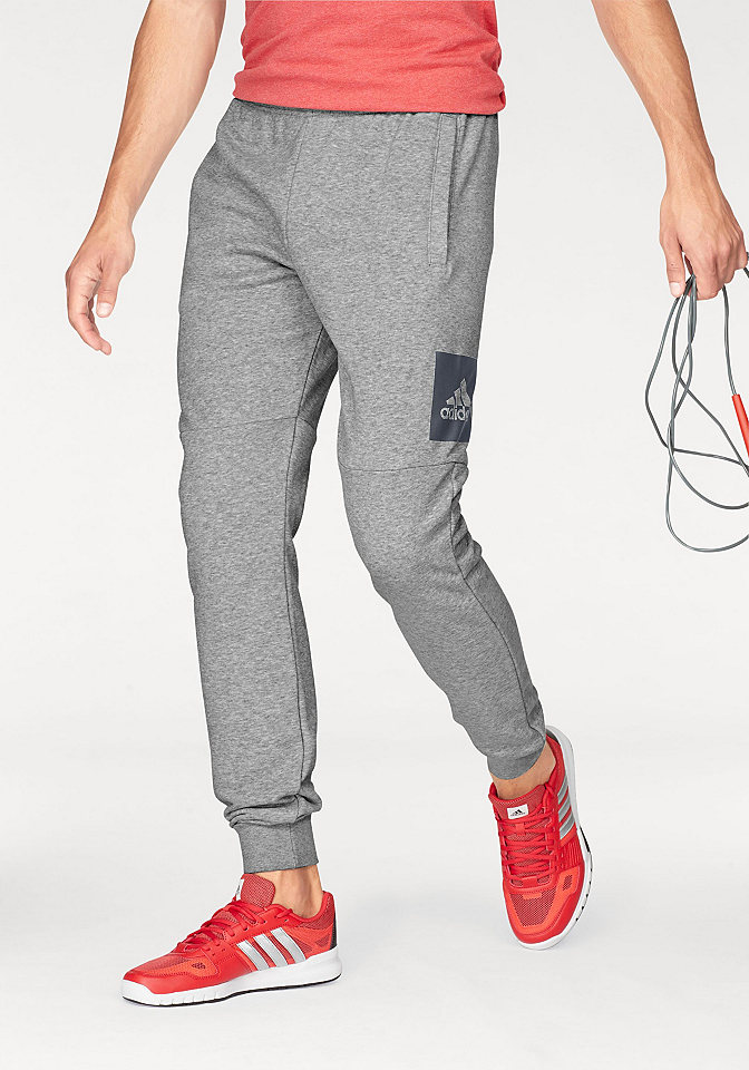 adidas Performance Kalhoty na jogu »ESSENTIAL BOX LOGO SLIM FRENCH TERRY PANT«