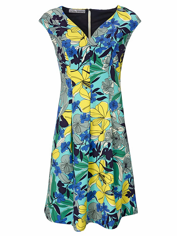 ASHLEY BROOKE by Heine Vzorované šaty s květinovým vzorem