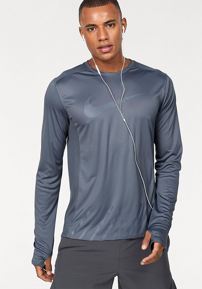Nike Tričko na běh »M NIKE DRY MILER TOP LONGSLEEVE SSNL GX«