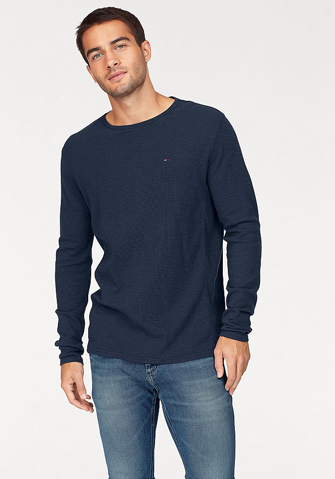 TOMMY JEANS Tri&ko s dlouhými rukávy »TJM GD CN KNIT L7S 14«