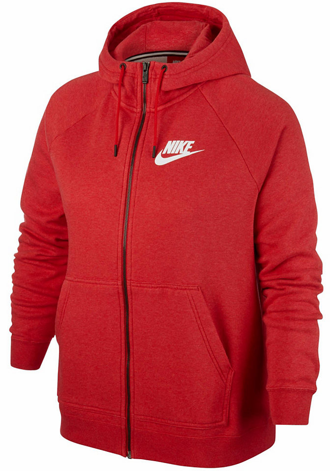 Nike Sportswear Mikina s kapucí »W NSW RALLY HOODIE FZ SB EXT PLUS SIZE«