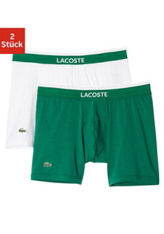 Lacoste Dlouhé boxerky (2 ks) jednoduchý žerzej