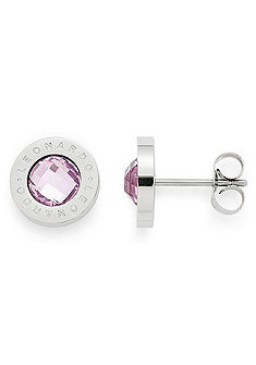 Jewels by Leonardo Pár náušníc se skleněnými kamínky, »matrix růžová, 015781«