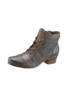 Mustang Shoes Šnurovacie členkové čižmy