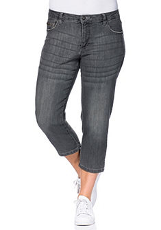 sheego Denim 3/4-es farmernadrág