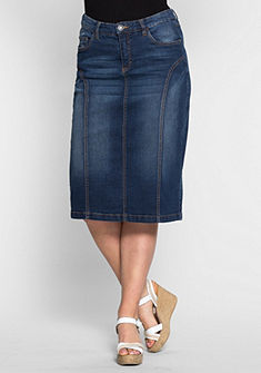sheego Denim Džínová sukně