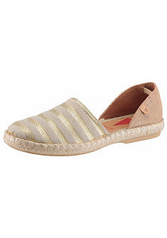 VERBENAS Espadrilky s peknými trblietavými pruhmi