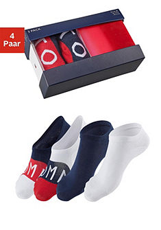 Tommy Hilfiger Ťapky a ponožky (4 páry) v škatuli