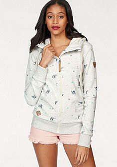 Ragwear kapucnis hosszú ujjú póló »Angel Zip«