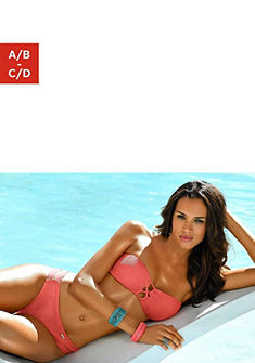 sunseeker bandeau bikini felső »Fancy« divatos díszfűzéssel