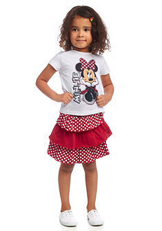 Disney Póló és szoknya »Minnie Mouse« (Szett, 2-részes)
